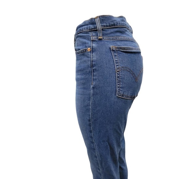 Levi's Wedgie Skinny Medium Wash Blue Jeans Size 32 - Picture 12 of 15